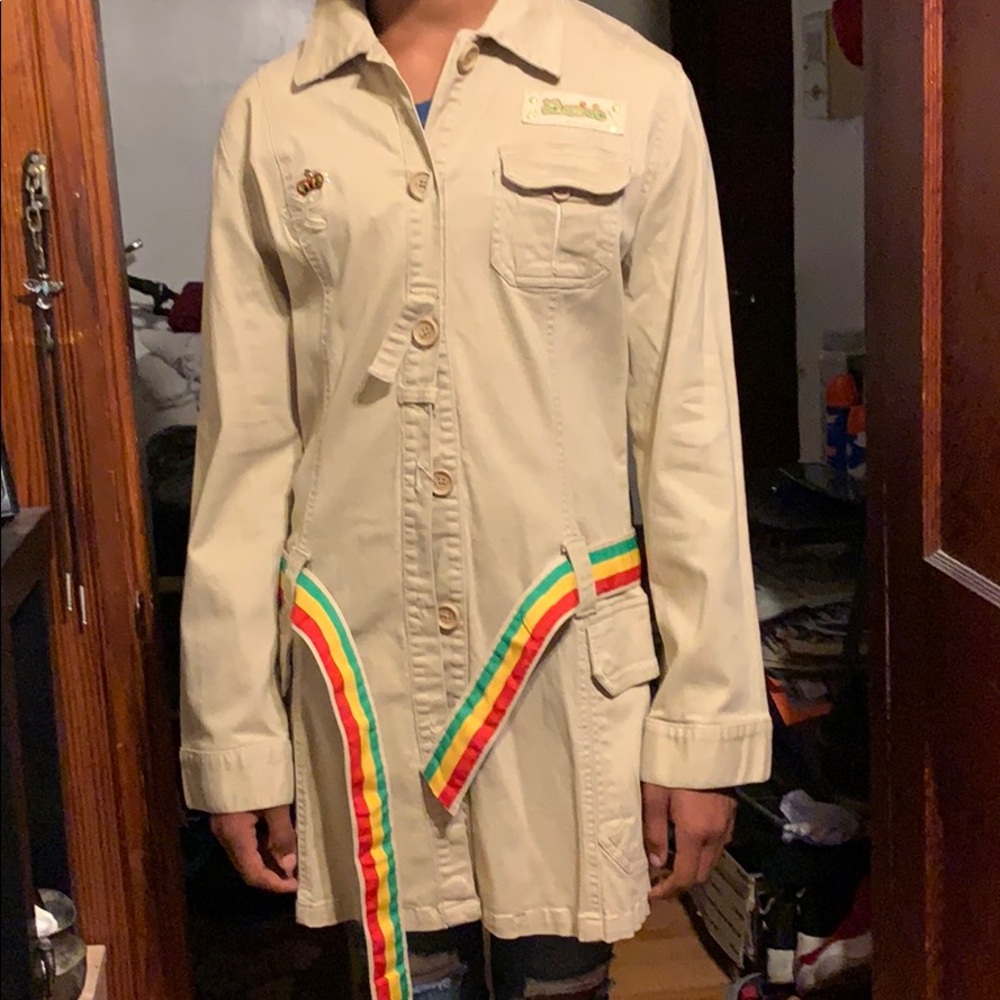 Luxirie girls sz.L women’s s/m Rasta coat-jacket